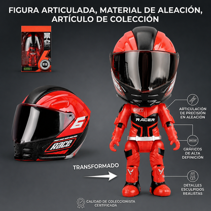 Figura Motociclista Transformable